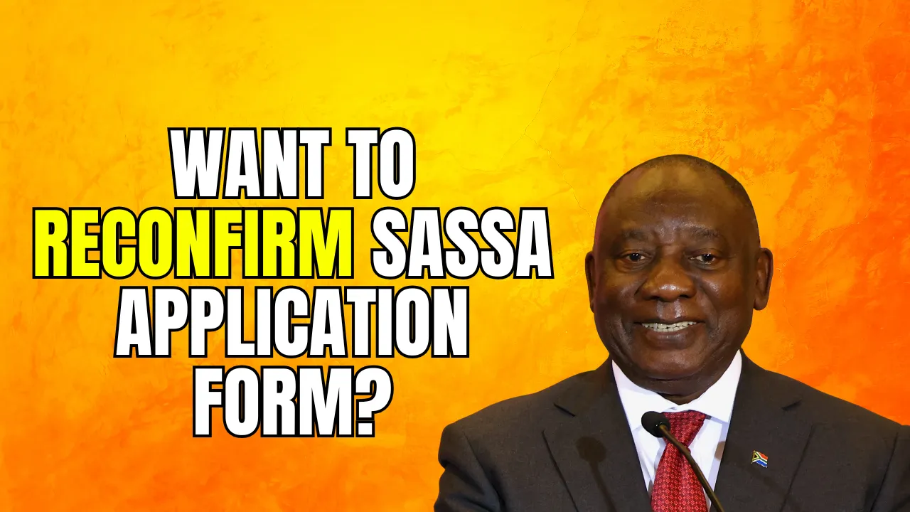 SASSA Application Form