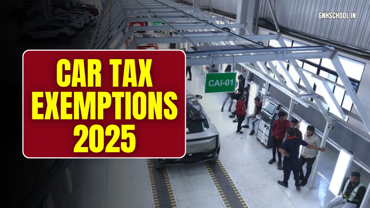 Car Tax Exemptions 2025