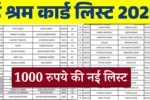 E Shram Card List