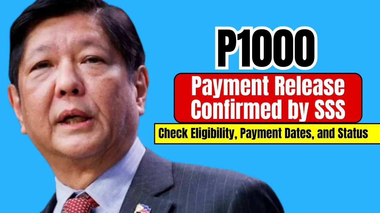 P1000 Payment Release Confirmed by SSS